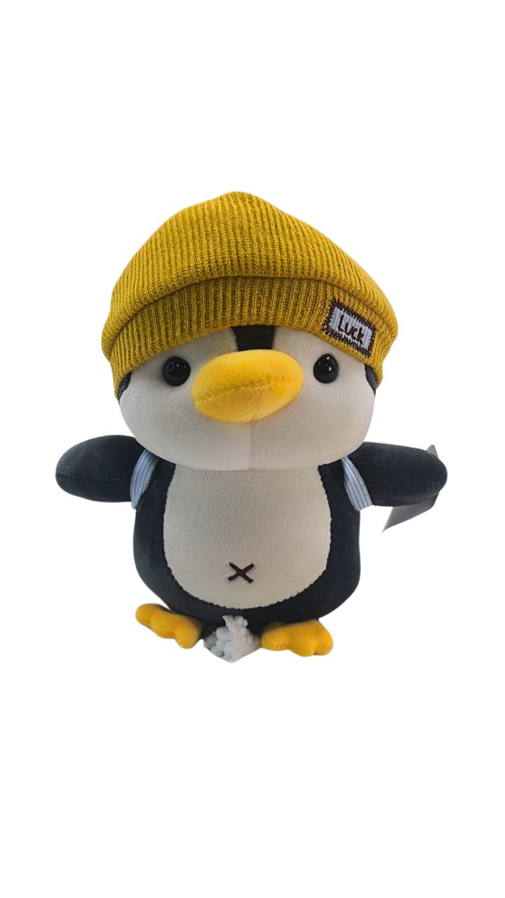 PELUCHE PINGUINO CON GORRO