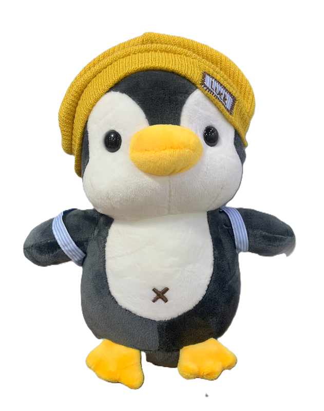 PELUCHE PINGUINO CON GORRO