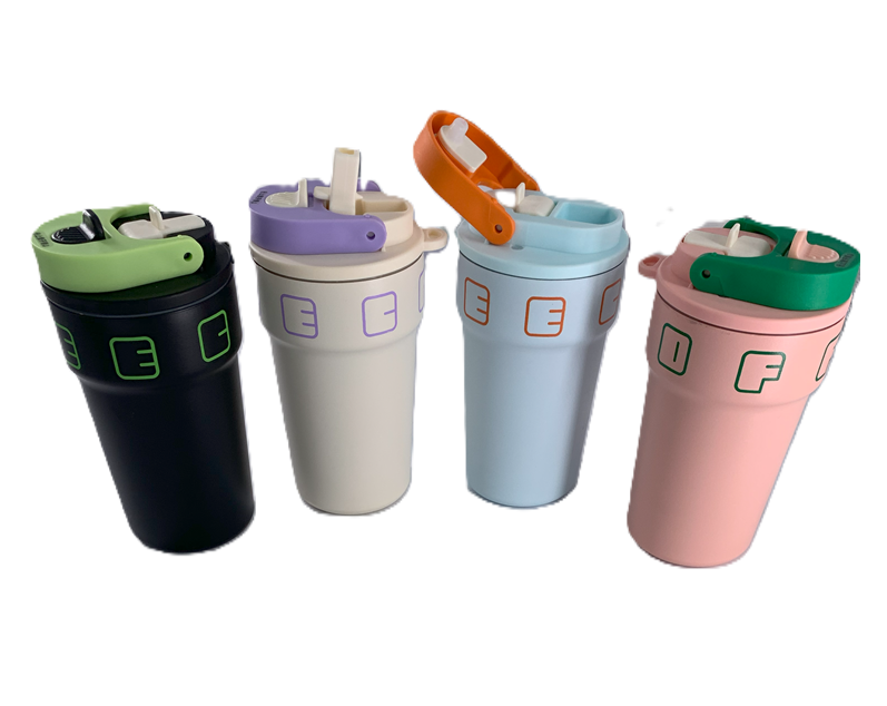 TERMO 550ML CON LLAVERO DECORATIVO HEAT CUP