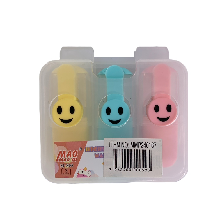 RESALTADORES ESTUCHE 3UND COLOR PASTEL