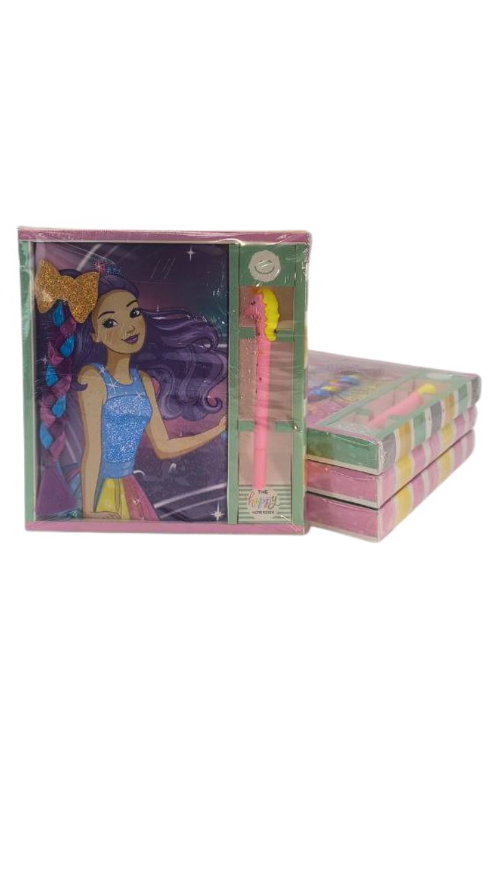 LIBRETA DE APUNTES 1L/100H BARBIE Y BOLIGRAFO