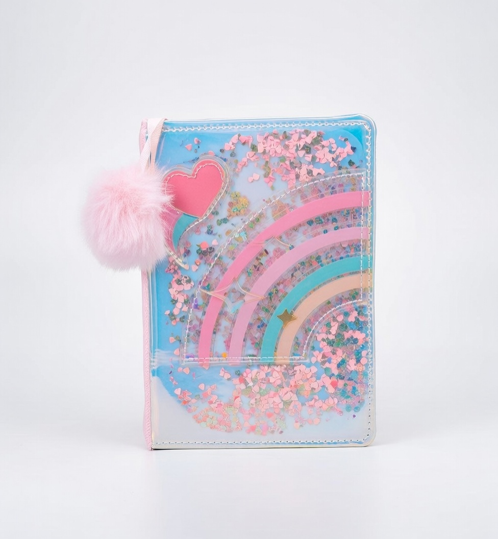 LIBRETA 1L/80H ARCOIRIS/MARCAPAGINAS