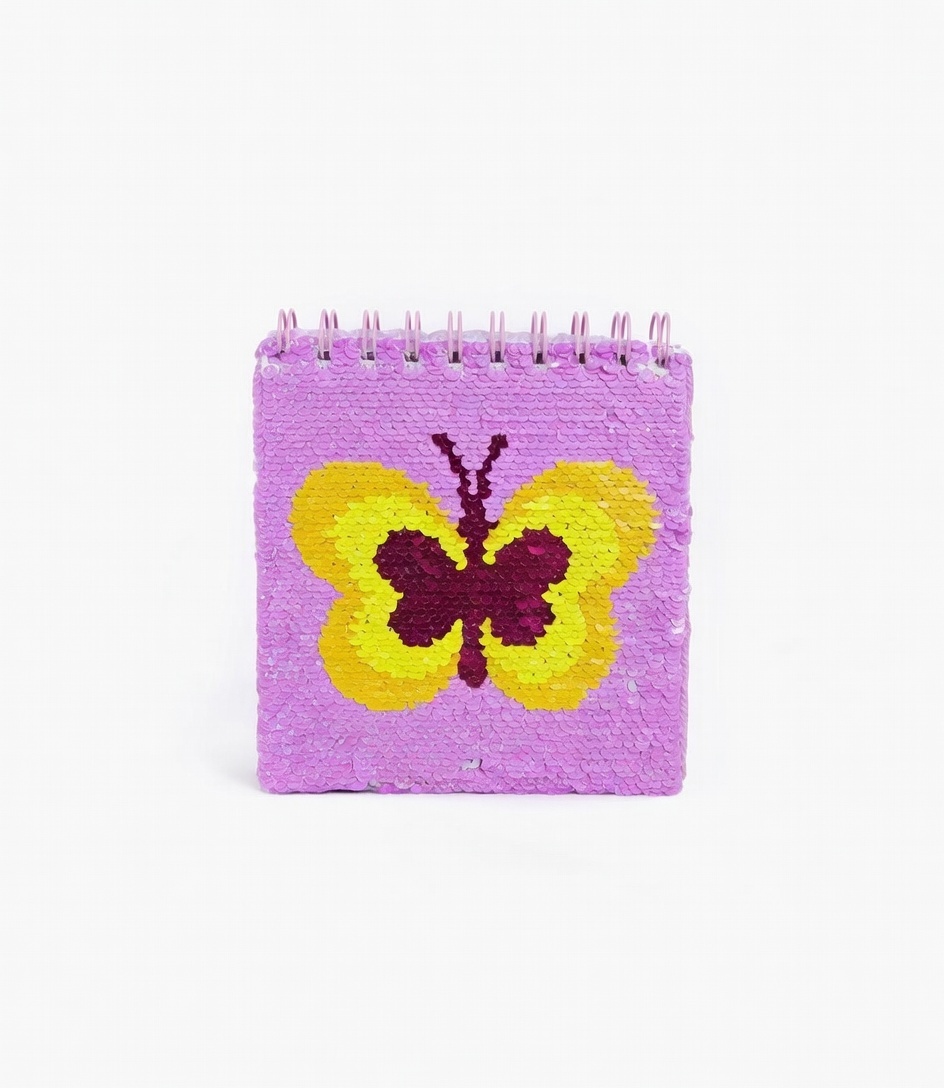 LIBRETA DE APUNTES 1L/80H LENTEJUELAS