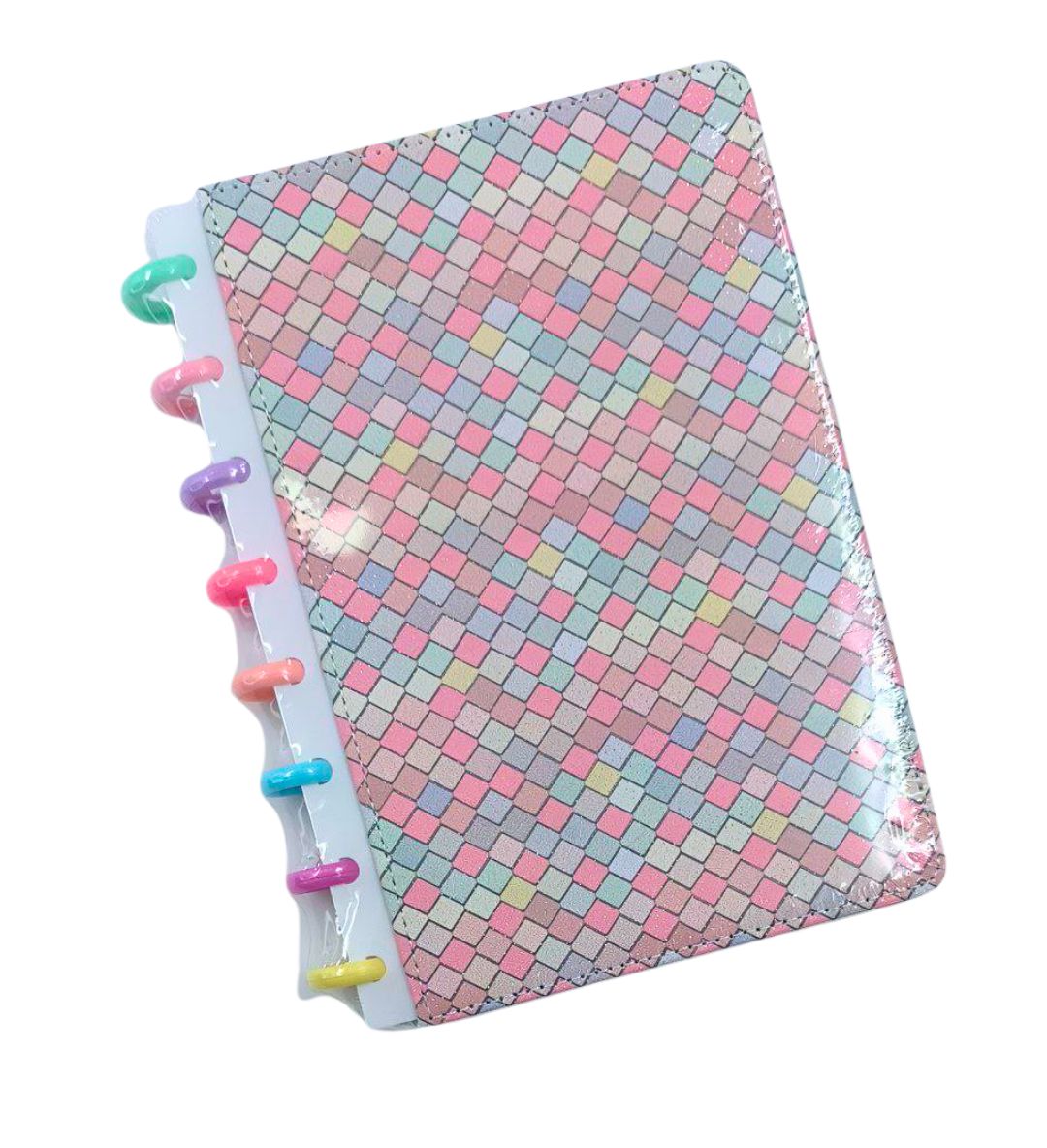 LIBRETA 1L/100H ESPIRAL SEMI CUERO