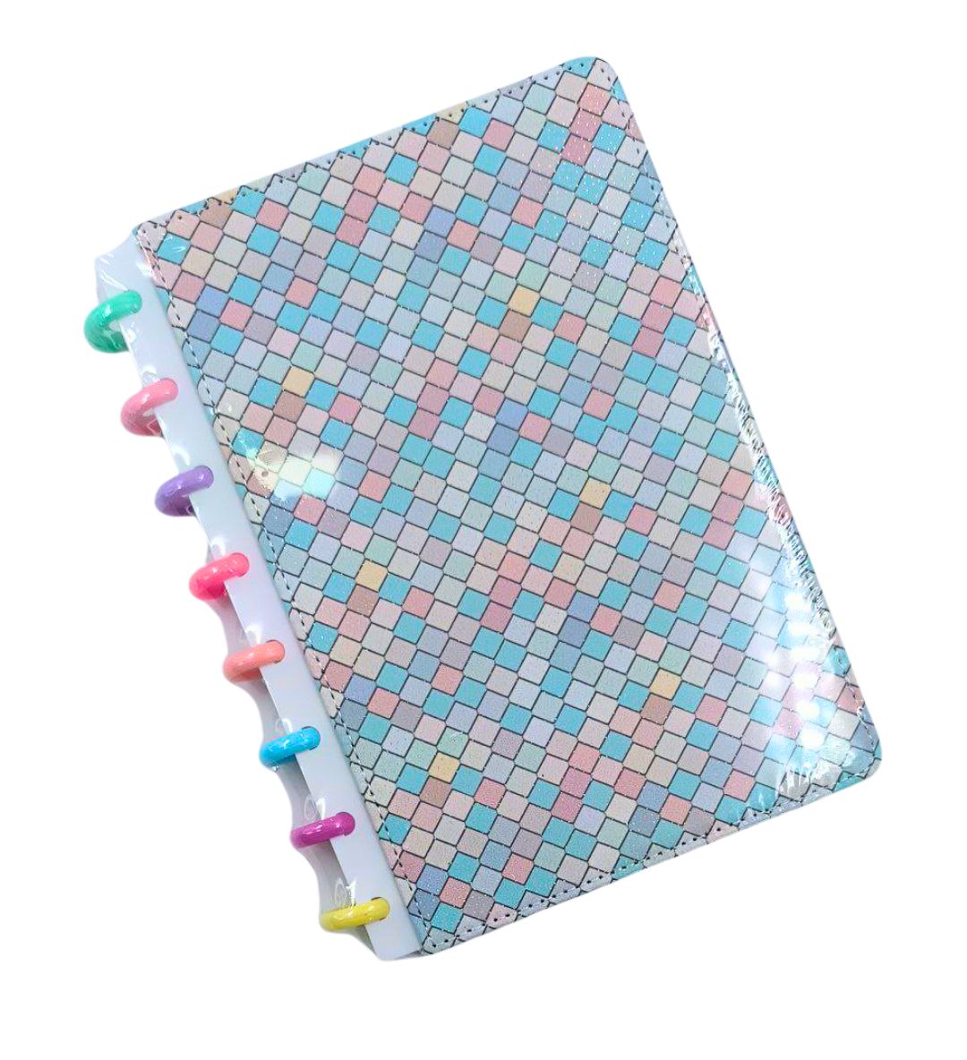 LIBRETA 1L/100H ESPIRAL SEMI CUERO