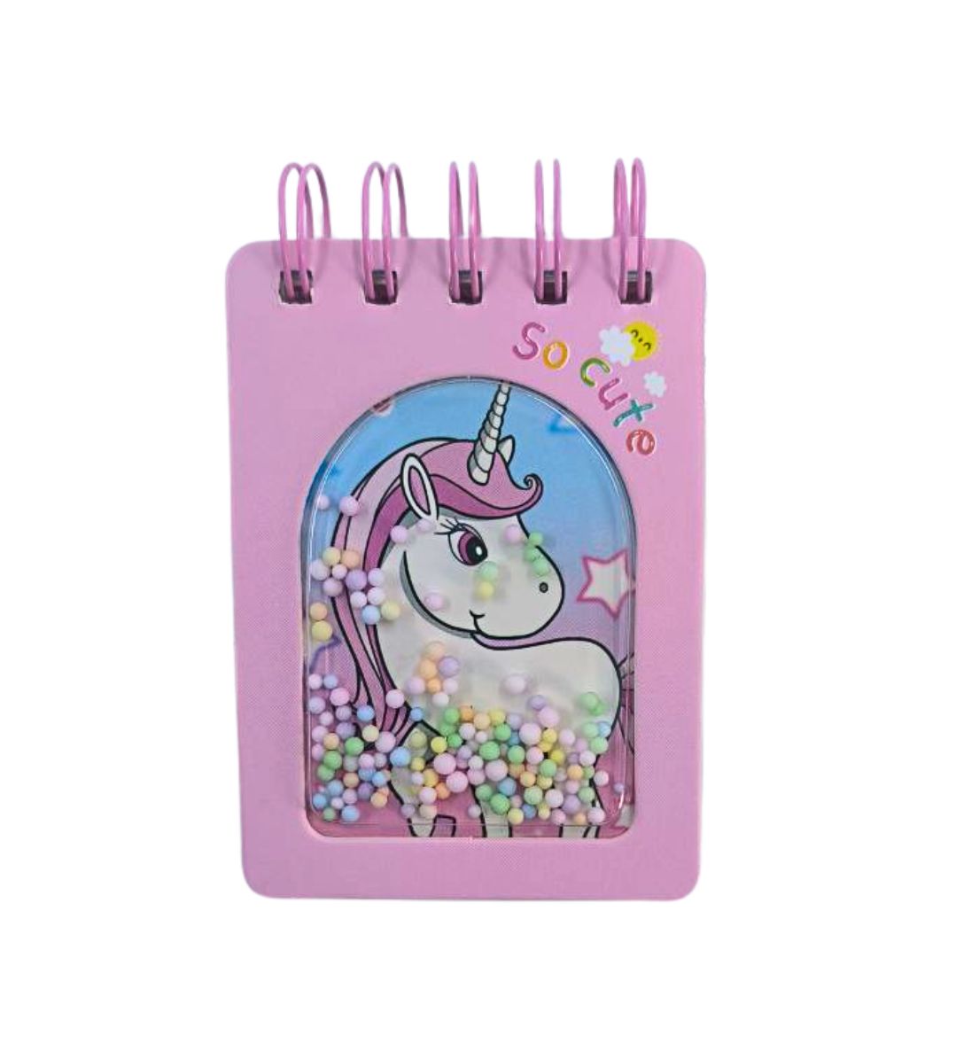 LIBRETA DE APUNTES 1L/80H UNICORNIO ESFERAS MOVIBLES