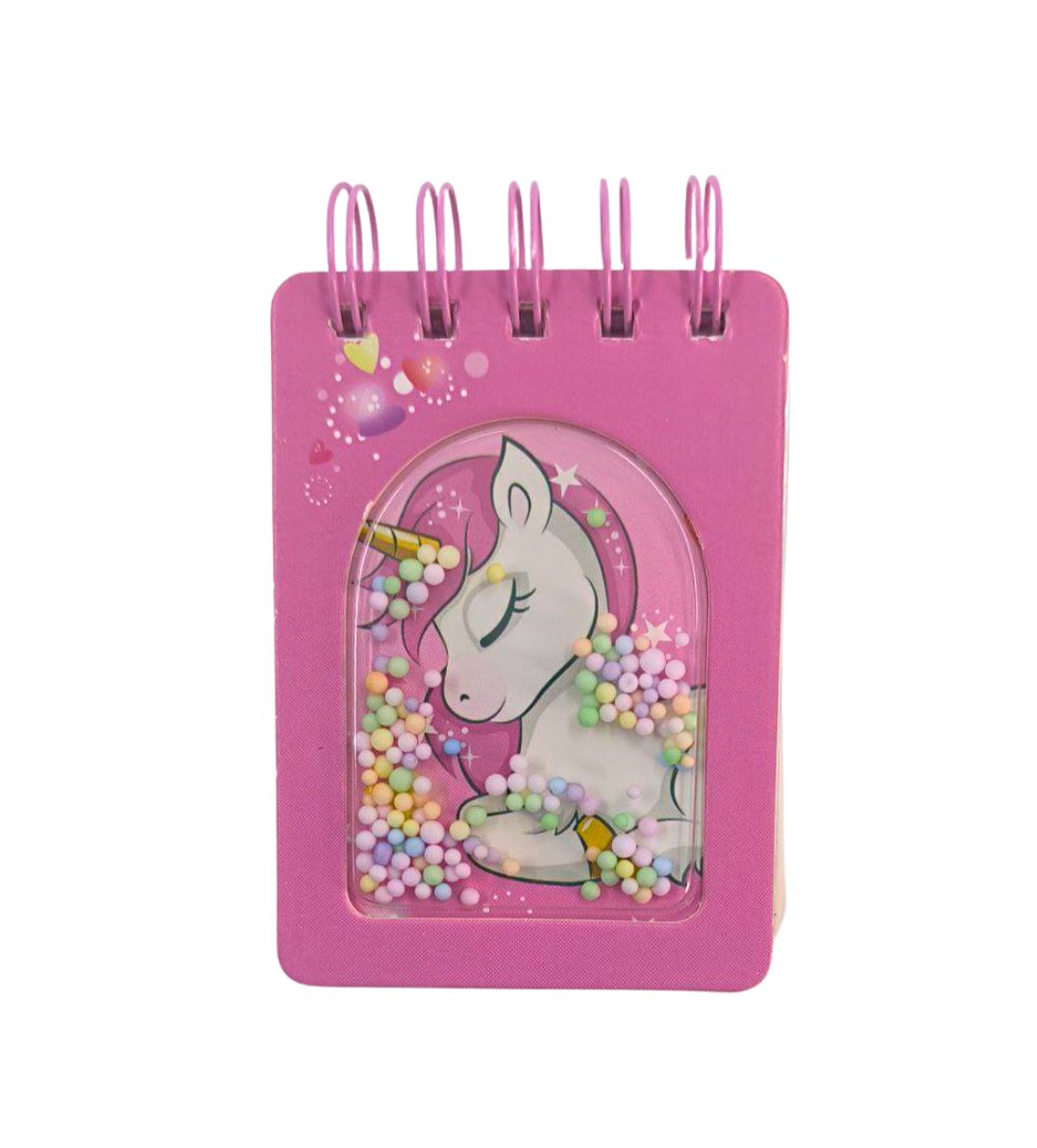 LIBRETA DE APUNTES 1L/80H UNICORNIO ESFERAS MOVIBLES