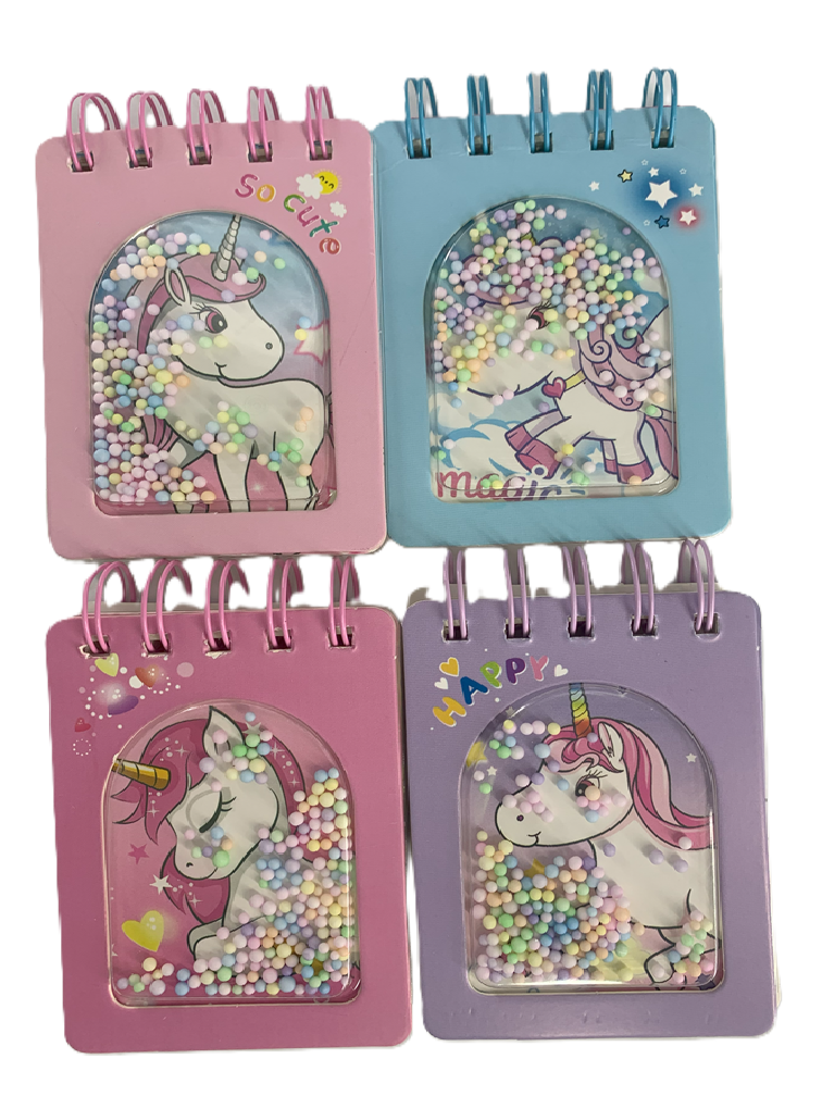 LIBRETA DE APUNTES 1L/80H UNICORNIO ESFERAS MOVIBLES