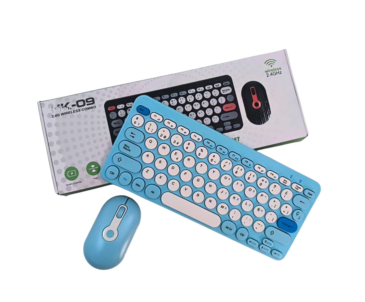SET TECLADO Y MOUSE INALAMBRICO PEQ HK-09