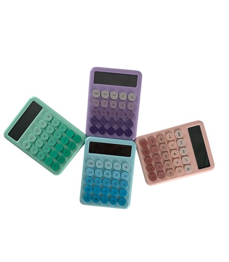 CALCULADORA UNICOLOR PASTEL 25 TECLAS MM