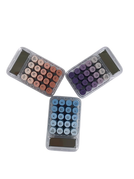 CALCULADORA TRANSPARENTE 20 TECLAS MM