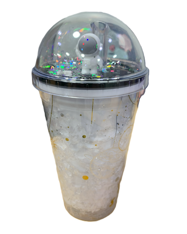 VASO PLASTICO TAPA ESFERA ASTRONAUTA