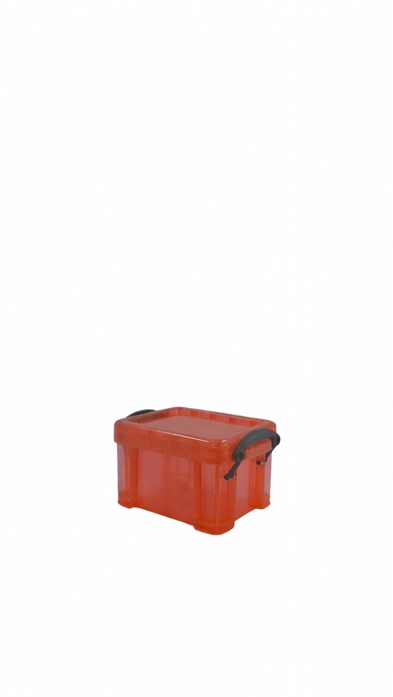 MINI CONTENEDOR PEQ ESCARCHADO 20*8 9*15.3 CM