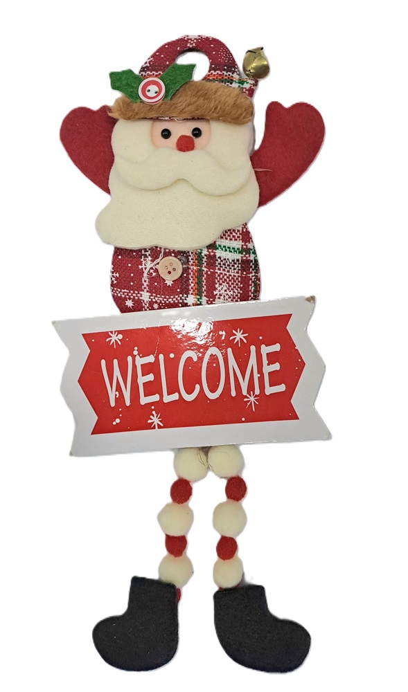 MUÑECO DE NAVIDAD WELCOME
