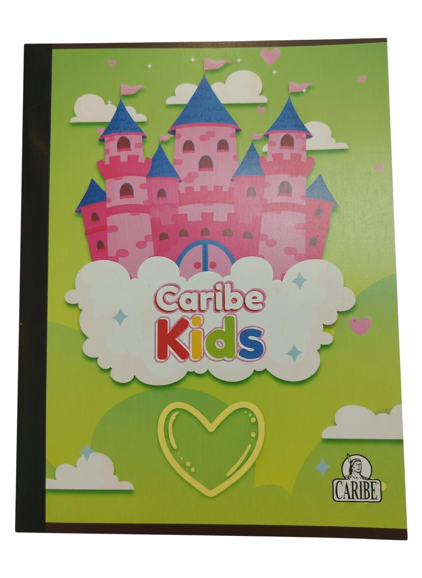 LIBRETA EMPAST CUADRIC 100H CARIBE KIDS