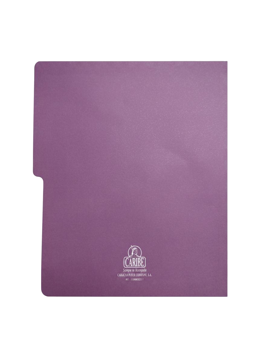 CARPETA COLORS CARTA/MORADO CARIBE