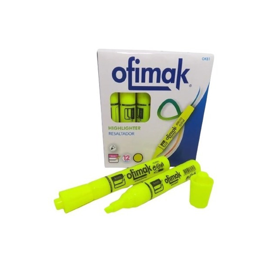 RESALTADOR AMAR REDONDO OFIMAK