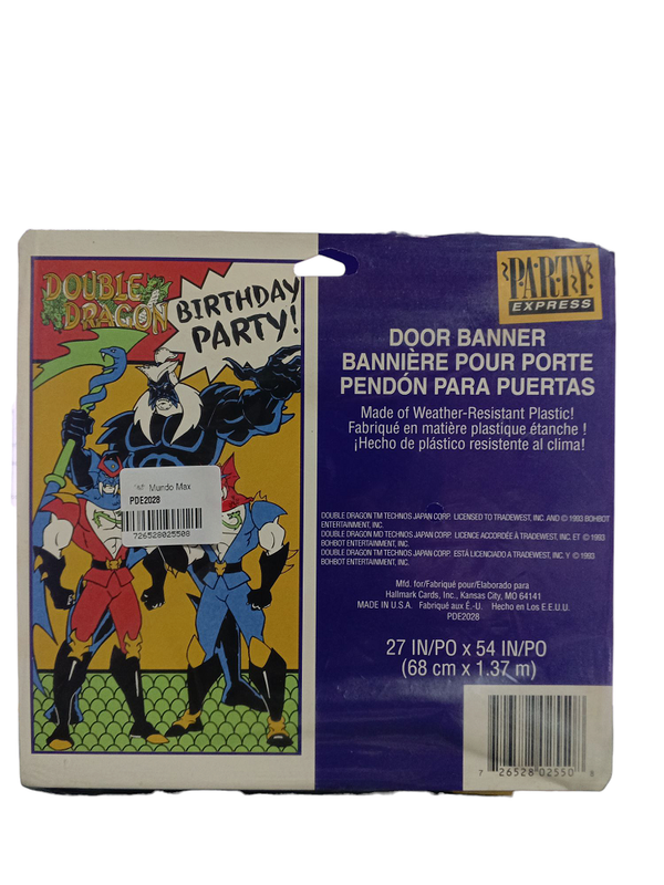 PENDON PARA PUERTAS DOUBLE DRAGON