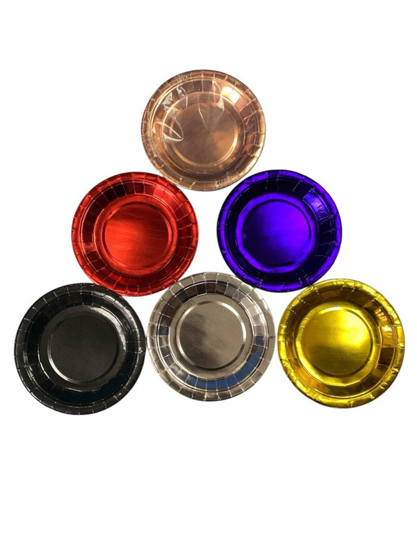 PLATOS METALIZADOS 10U