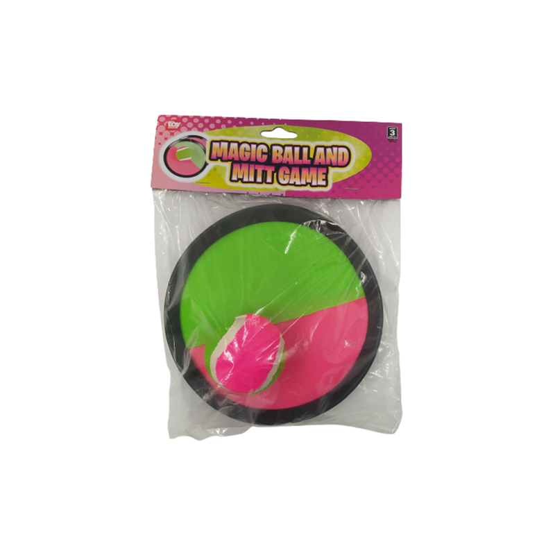 RAQUETA Y PELOTA CON CIERRE MAGICO