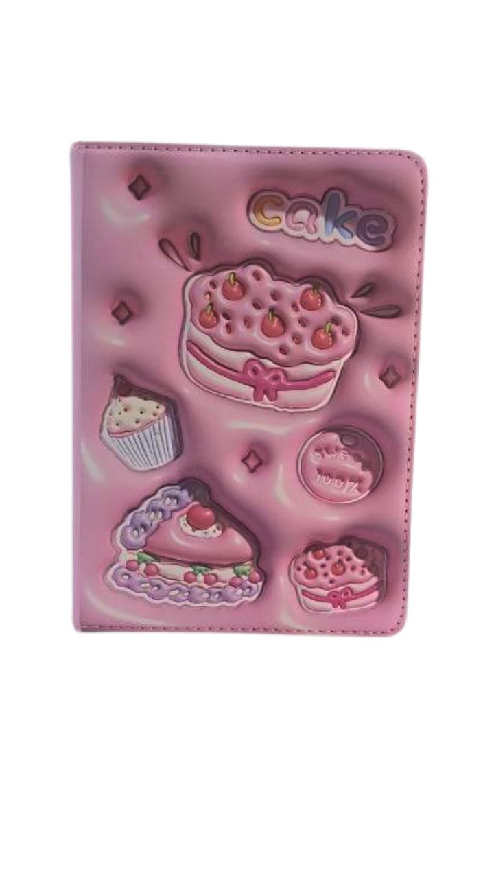 LIBRETA DE APUNTES 96 HOJAS 3D HELADO/POSTRES WEIBO