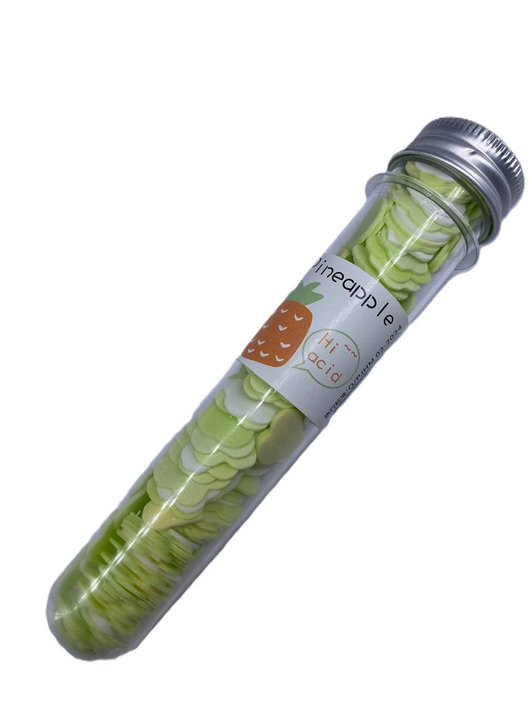 HOJUELAS DE JABON EN TUBO DE ENSAYO