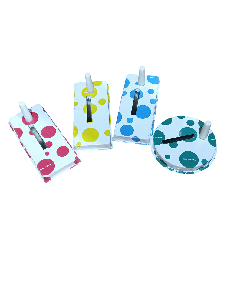 MATRACA METAL ESTRELLAS MULTICOLOR