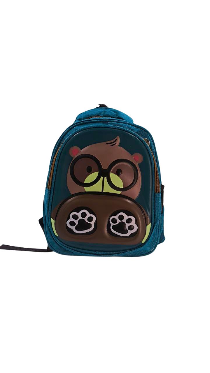 BOLSO 12" ESCOLAR 3D ANIMALES TEXTURIZADO