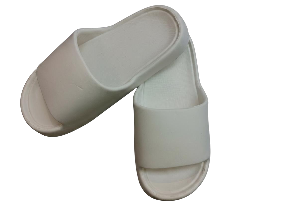 SANDALIAS LISAS (38/39, BLANCO)