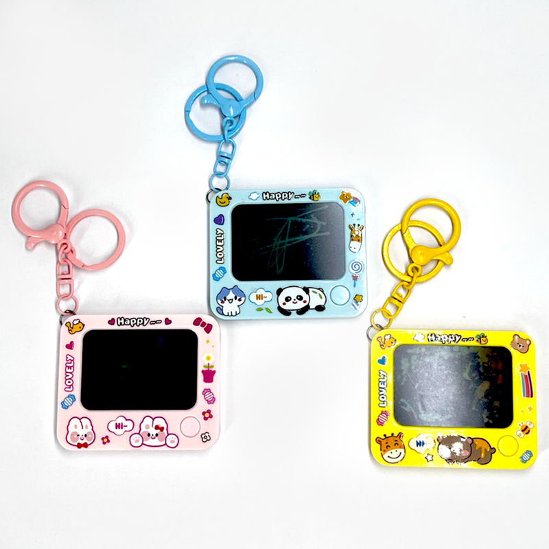 LLAVERO CON PANTALLA BORRABLE COLORES VARIOS