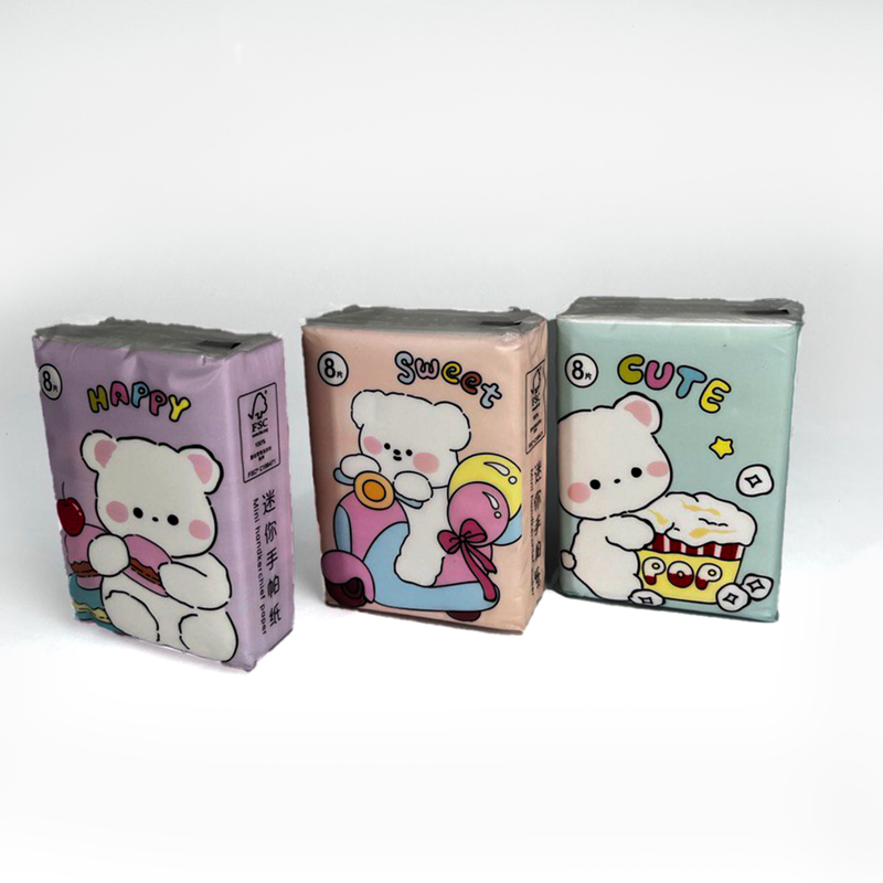 MINI TOALLAS DE PAPEL OSITO