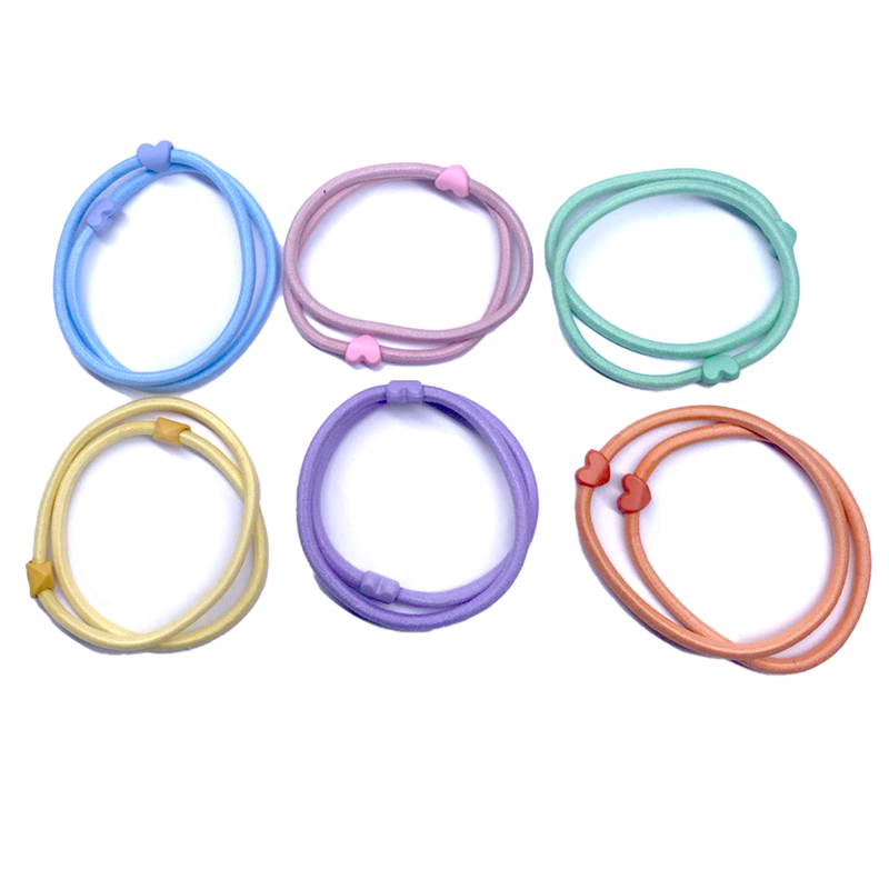 SET DE COLITAS CORAZON 4 PZAS