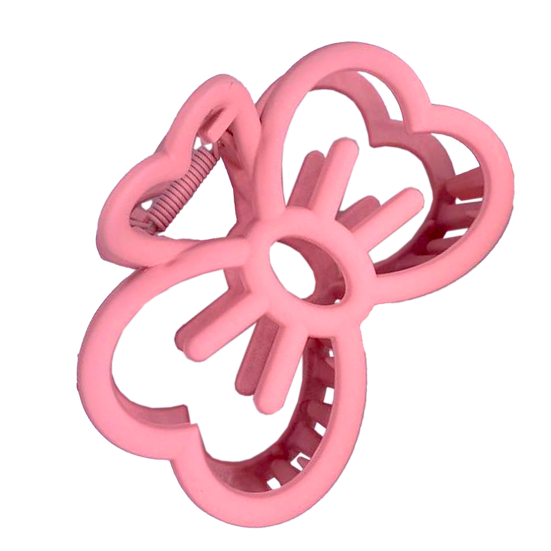 PINZA PARA CABELLO MARIPOSA (ROSADO)