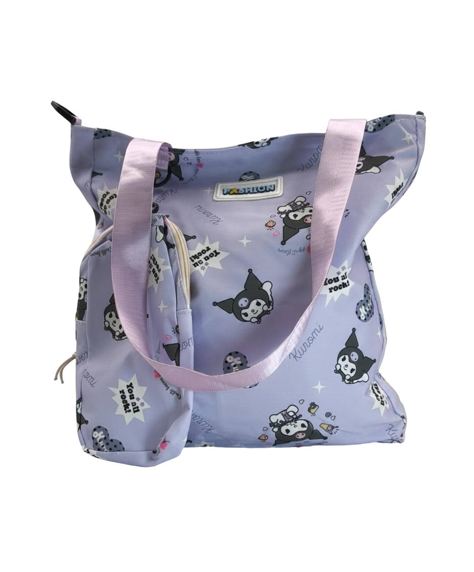 BOLSO DE MANO KUROMI LILA