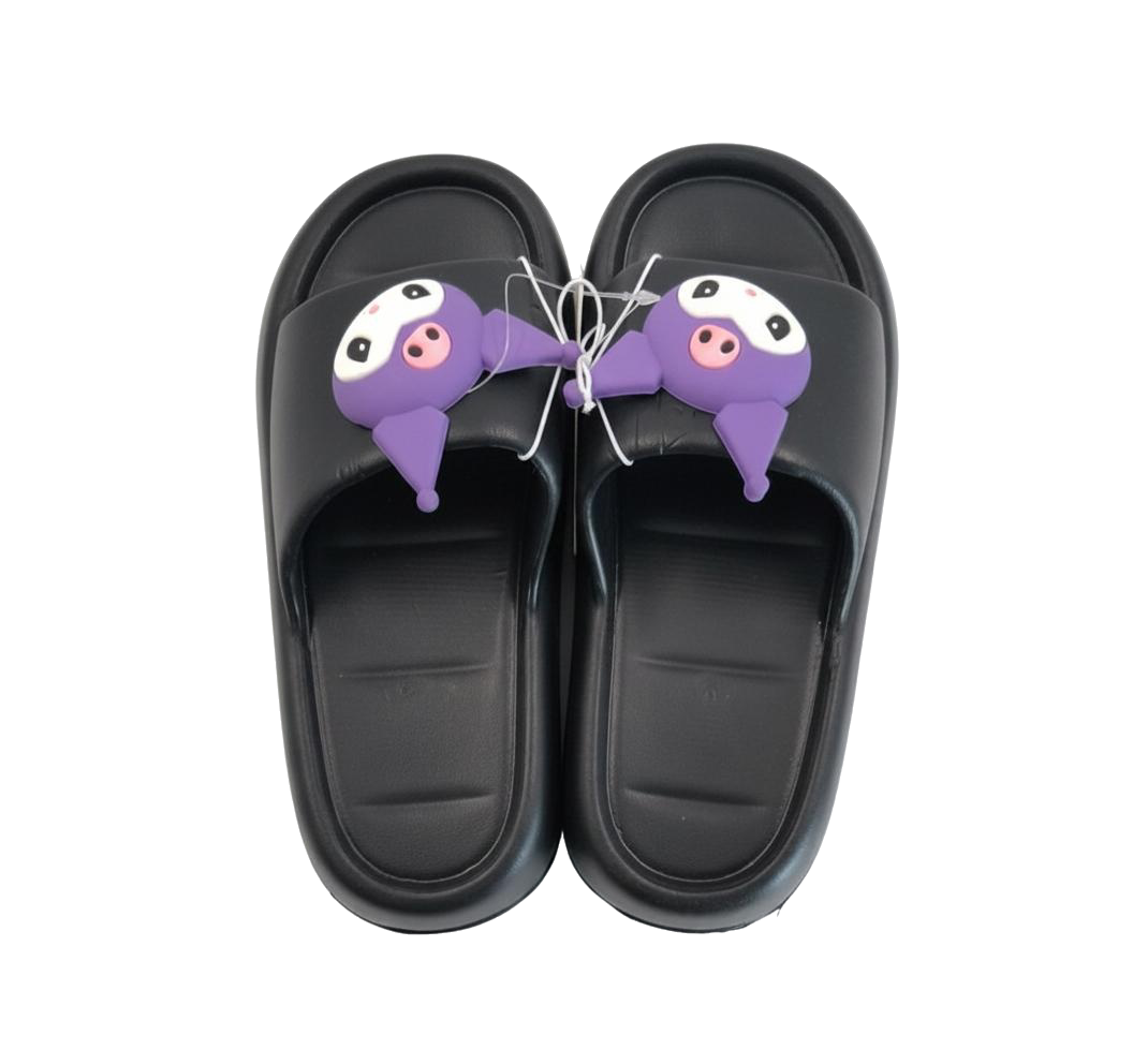 SANDALIAS NEGRAS KUROMI 39-40