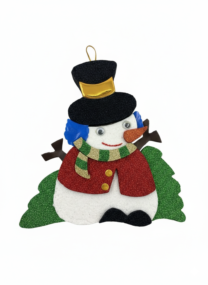 ADORNO MUNECO DE NIEVE