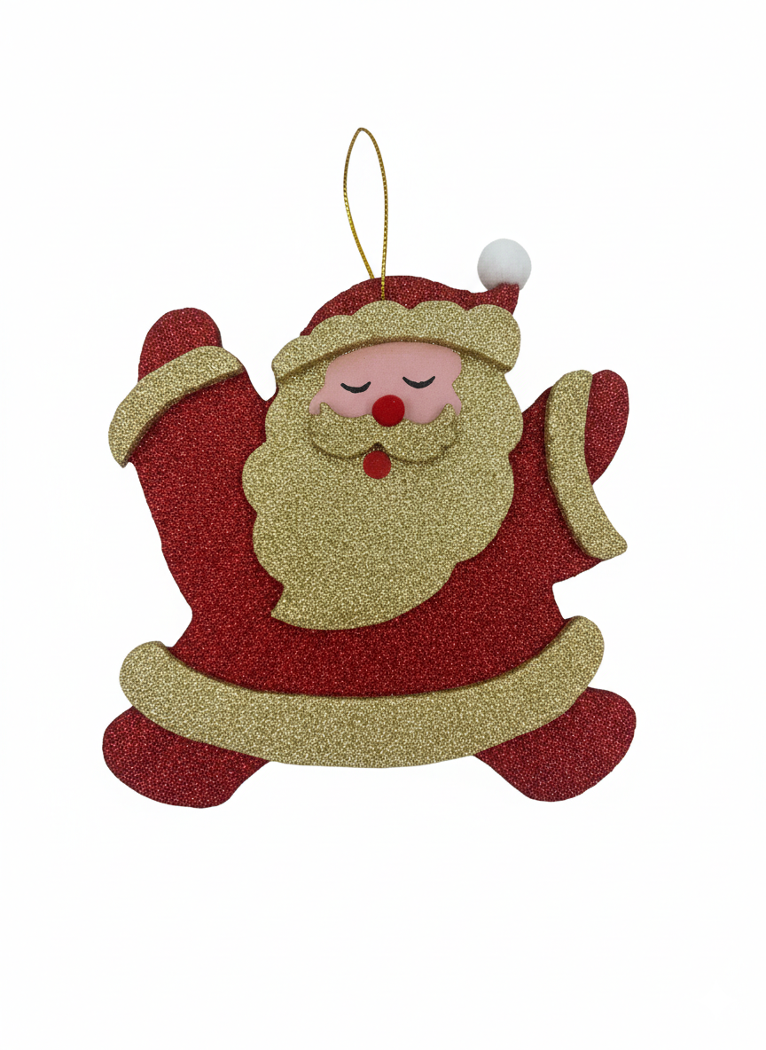 ADORNO DE SAN NICOLAS DORADO PEQUEÑO