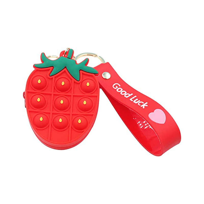 LLAVERO POP IT FRESA